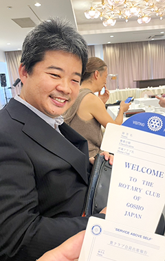 2025年9月12日(金) 御所ロータリークラブさんへメイキャップにお伺い