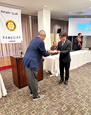 2025年10月14日(火)　米山奨学生卓話